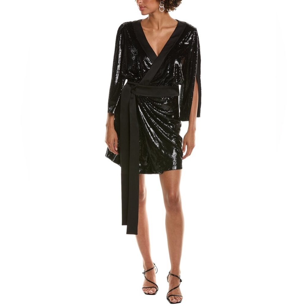 G-138 Halston Sequin Coctail Dress